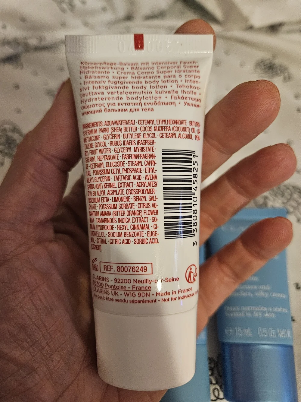 Clarins Body Lotion & Hydra-Essentiel Cream Set of 5